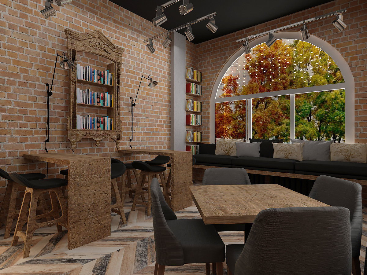 bar loft in 3d max vray 2.0 immagine