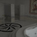 Bagno con vasca idromassaggio in 3d max vray immagine