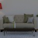 Sofa in 3d max mental ray Bild