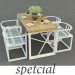 Mesa com cadeiras SPETCIAL TASARIM