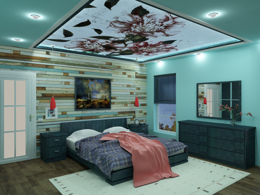 Quarto em 3d max vray imagem