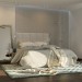 Schlafzimmer in 3d max corona render Bild