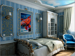 Design d'intérieur d'une chambre d'enfants à Tchernigov