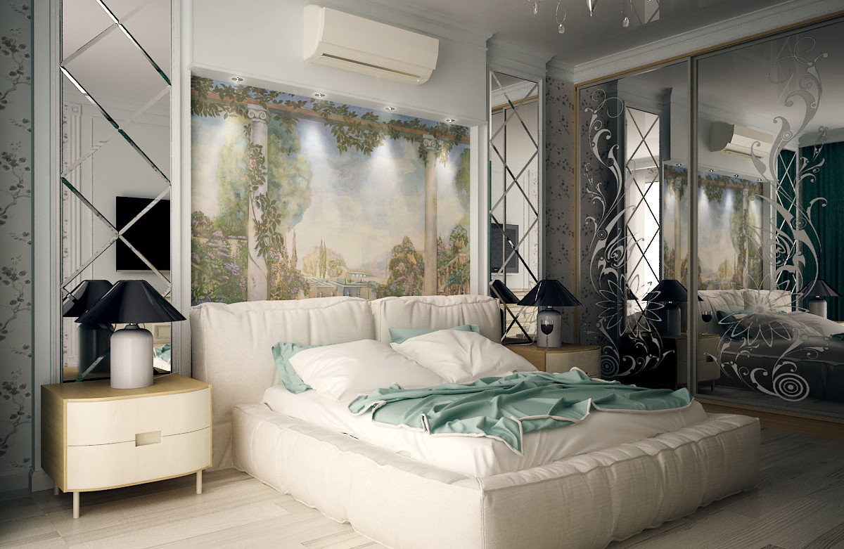 Quarto feminino em 3d max vray 2.0 imagem