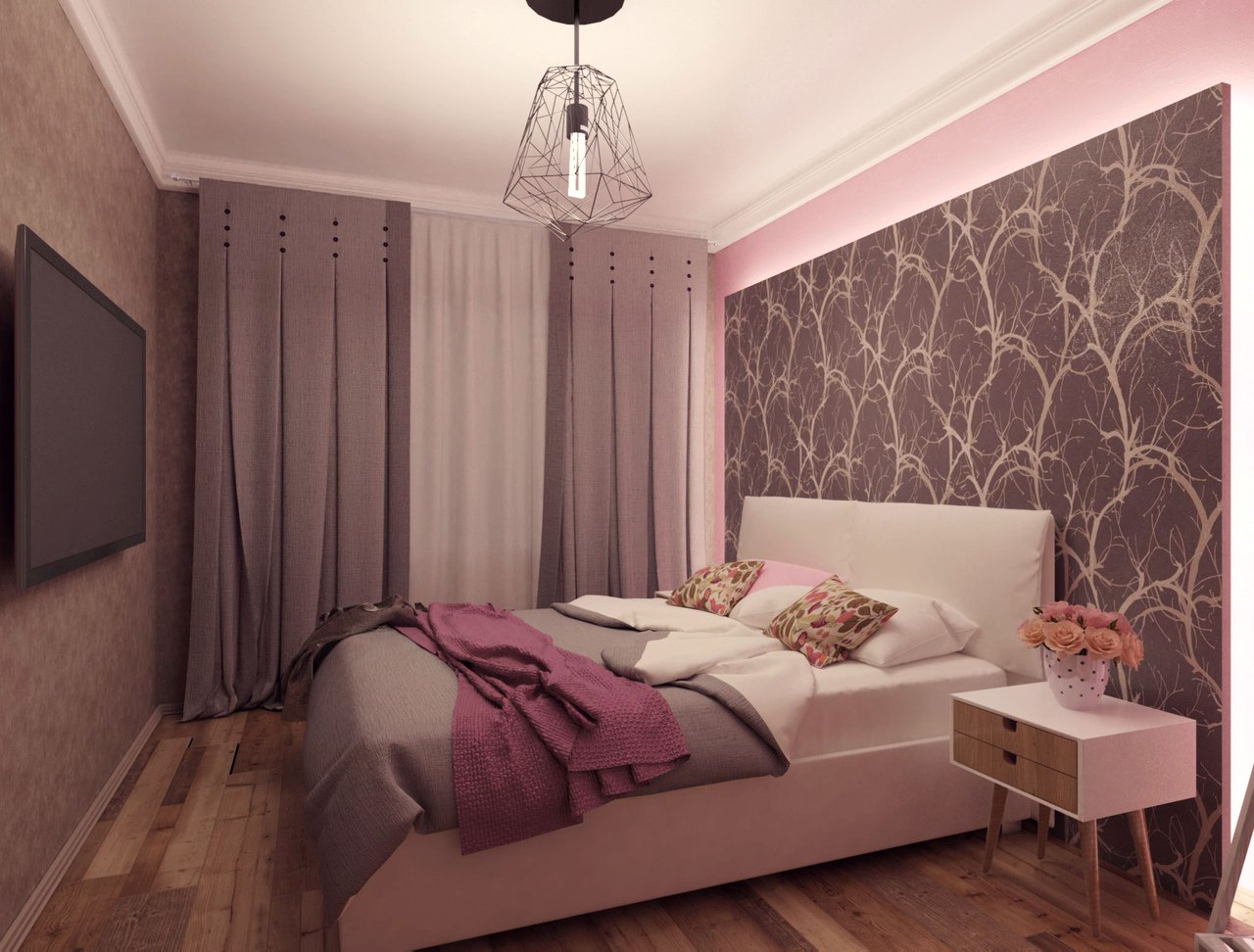 Quarto em 3d max vray 3.0 imagem