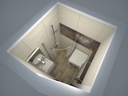 Bagno con piastrelle Paradyz