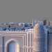 City of Balasagun and Burana tower - artist's reconstruction. in 3d max vray 3.0 image