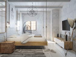 In Schlafzimmer Loft