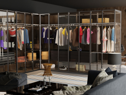 villa glass master wardrobe