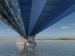 Puente en Turkmenistán (entre Atamurat y Kerkeci)