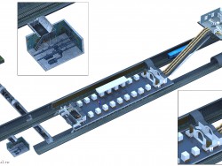 Станция метро в разрезе. Схема