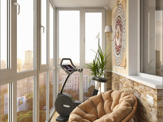 Gallery "Design glazed balcony in Chernigov"