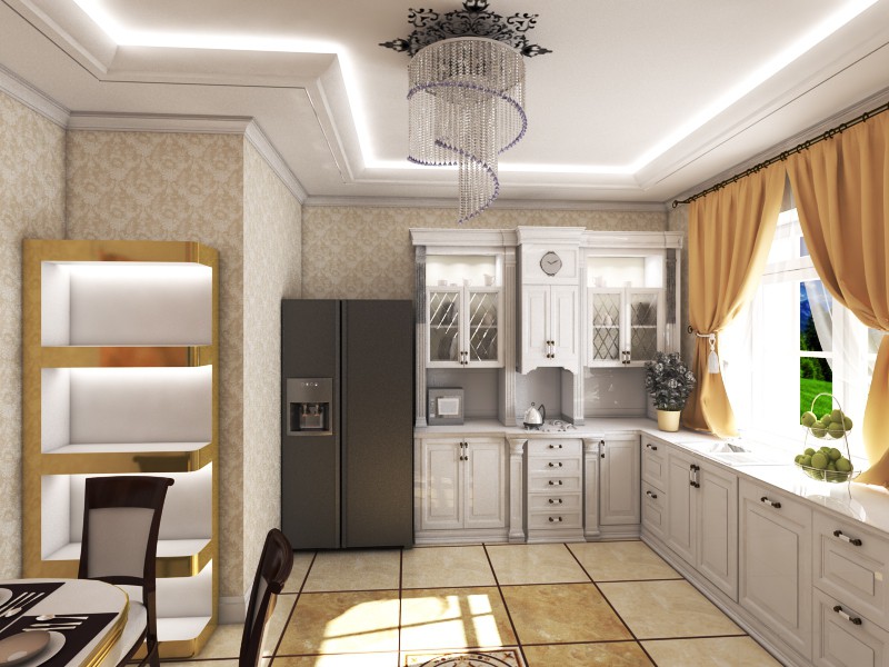 Cuisine dans 3d max vray image