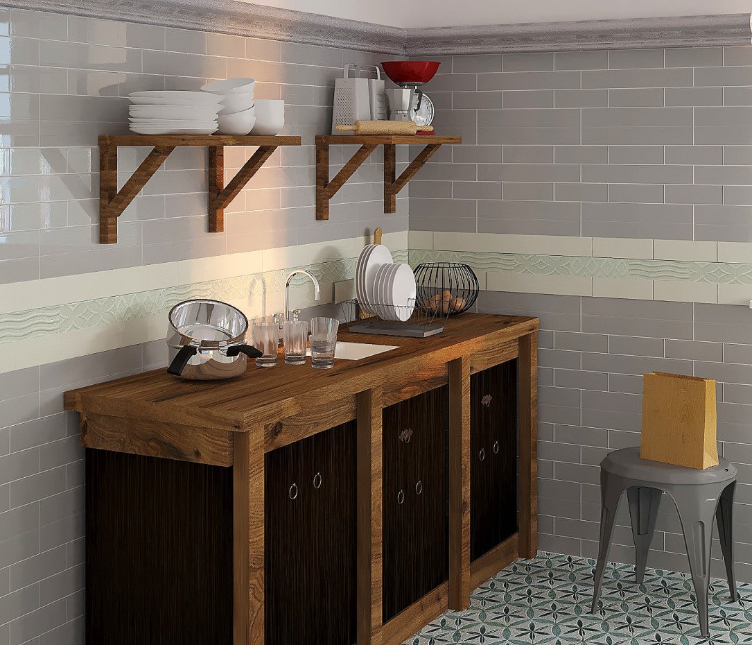 Kitchen in 3d max corona render image