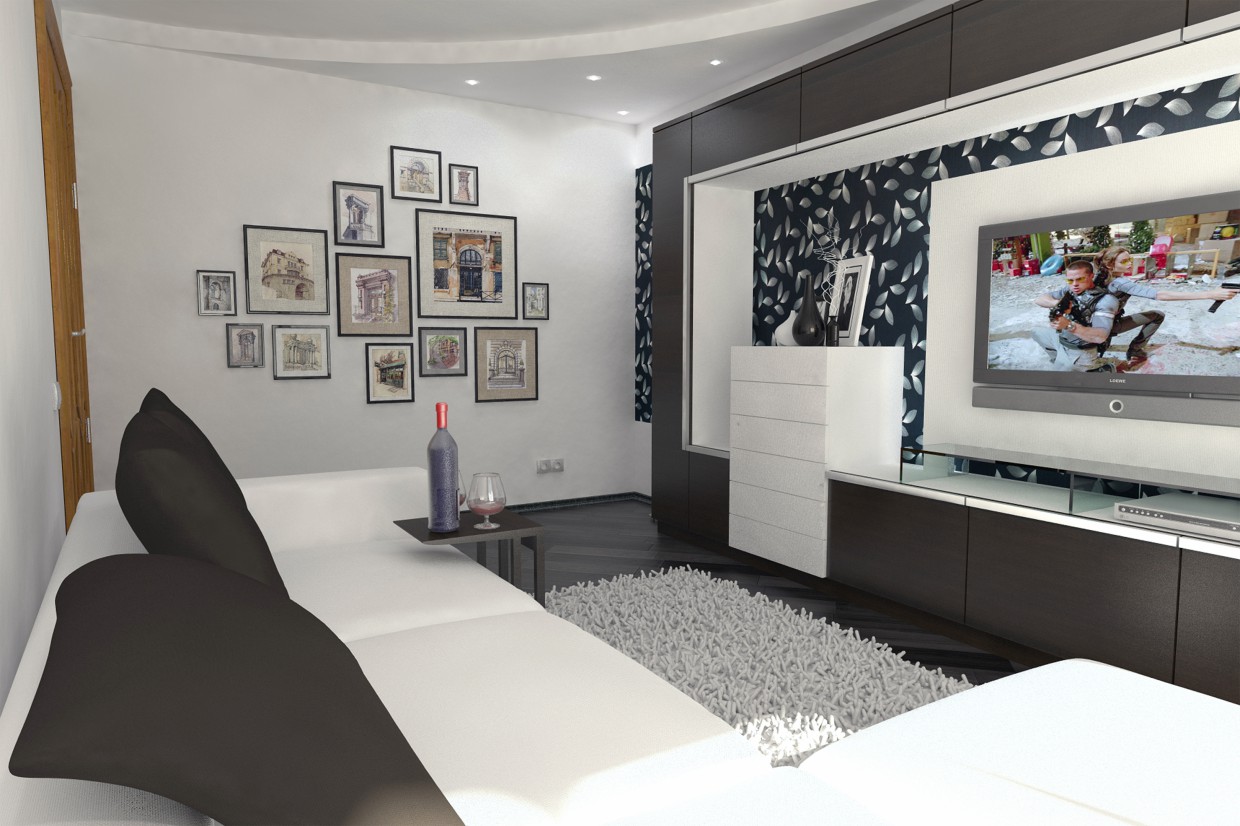 imagen de Salón en 3d max vray