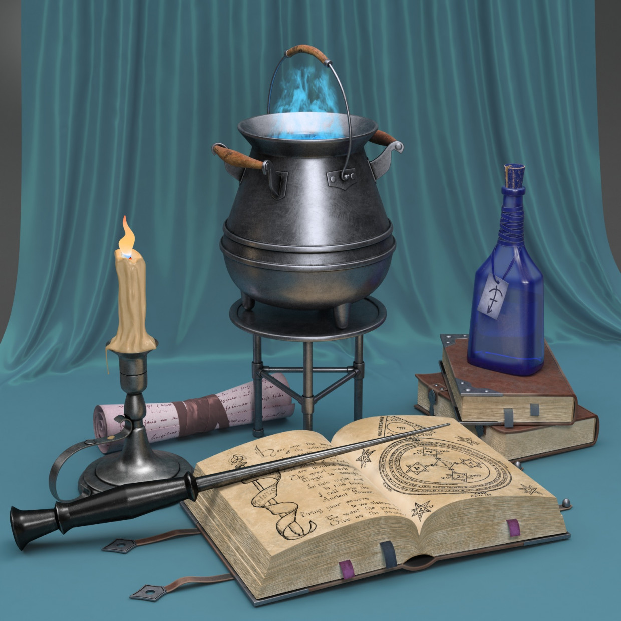 magia Still Life in 3d max vray 3.0 immagine