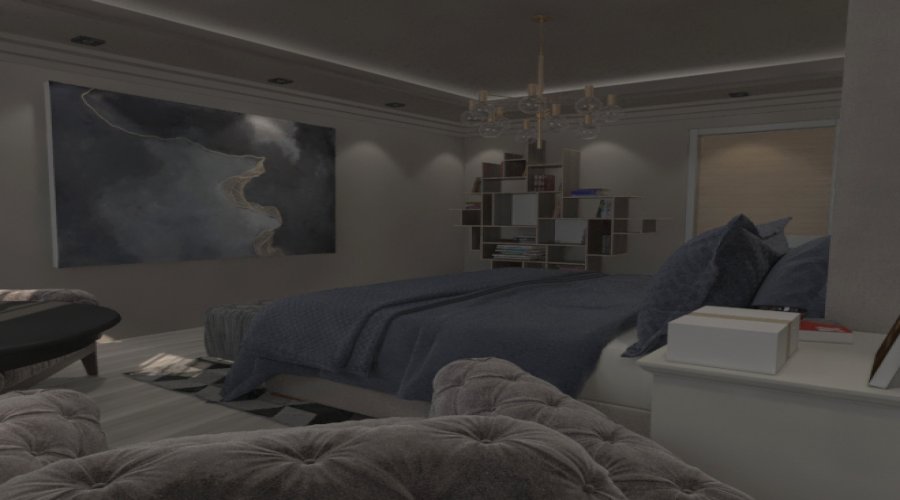 imagen de Dormitorio en 3d max vray 5.0