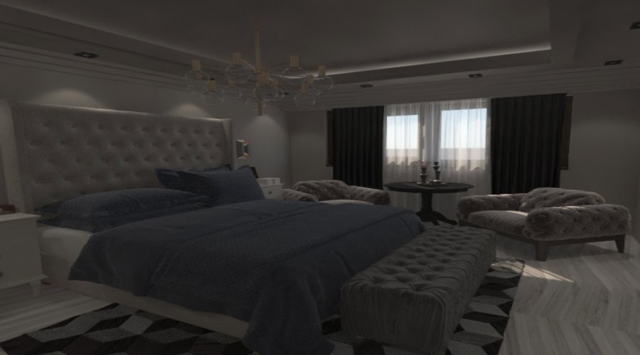 Chambre à coucher dans 3d max vray 5.0 image