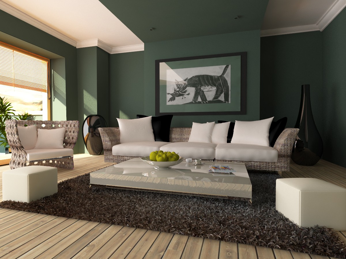 Chambre dans 3d max vray image