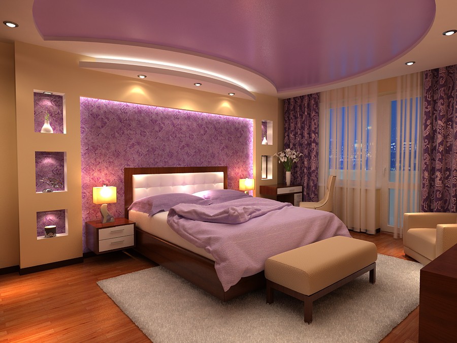 Quarto "ternura" em Chernihiv em 3d max vray imagem