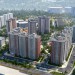 O complexo residencial "acolhedor" em 3d max corona render imagem