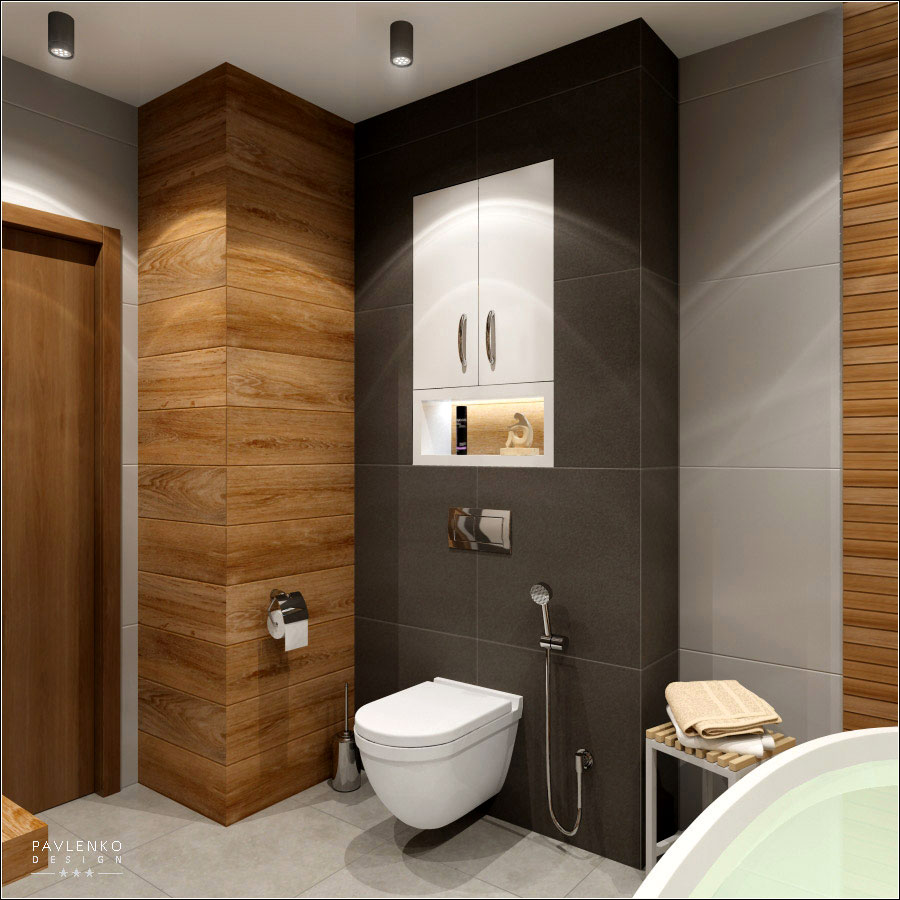 imagen de Diseño interior del baño en el complejo residencial KievSKY en Chernigov. en 3d max vray 1.5