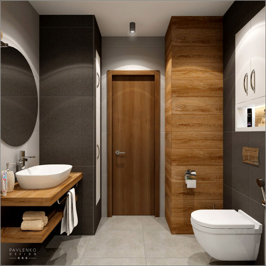 imagen de Diseño interior del baño en el complejo residencial KievSKY en Chernigov. en 3d max vray 1.5