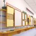 Der Eingang der Schule in 3d max vray Bild