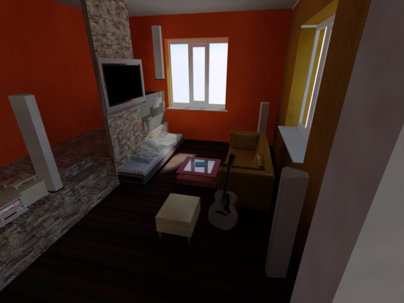 Studio in 3d max vray image