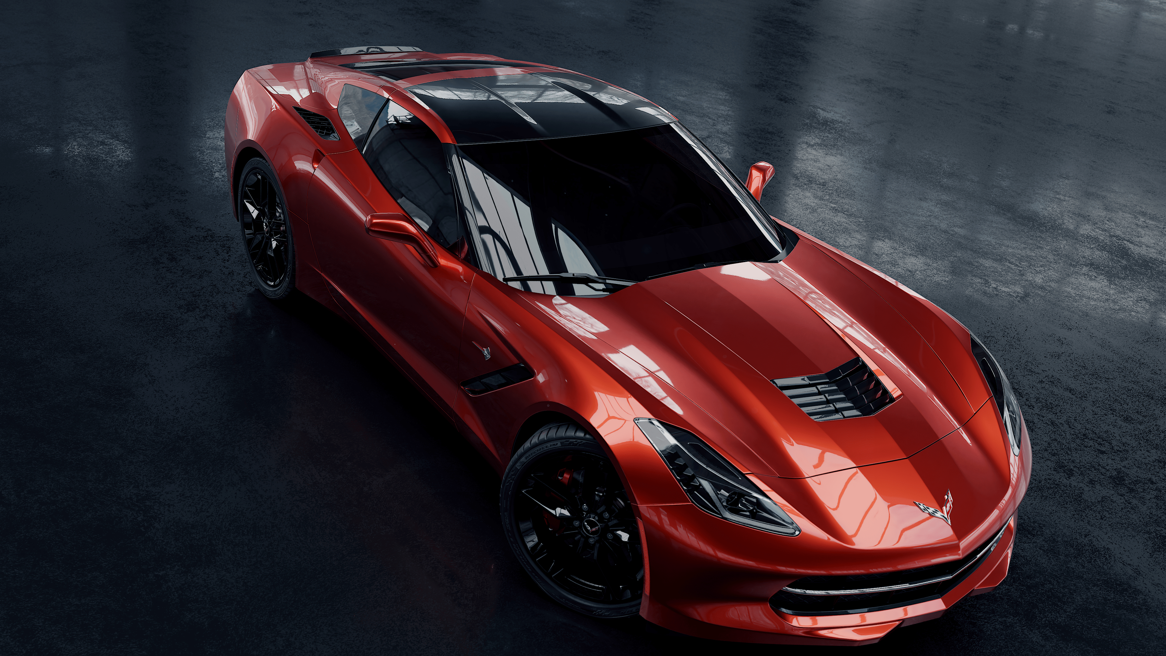 Chevrolet Corvette dans Blender cycles render image