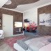 Chambre d’enfant pour un adolescent dans 3d max corona render image