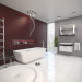 Salle de bain dans 3d max corona render image