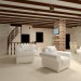 Sala de estar em 3d max vray imagem