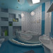 Toilette in 3d max vray Bild