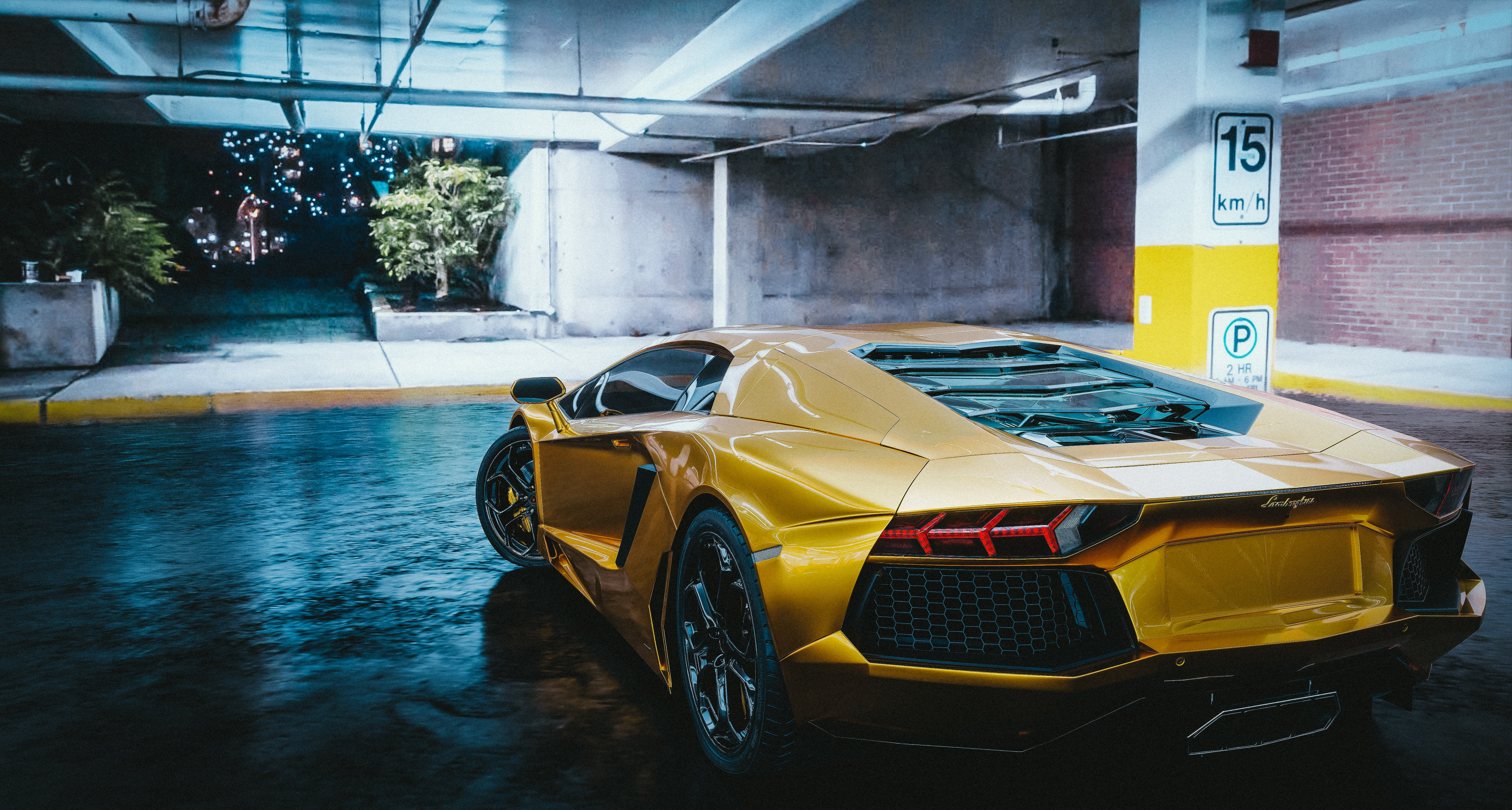 Lamborghini aventador dans Blender cycles render image