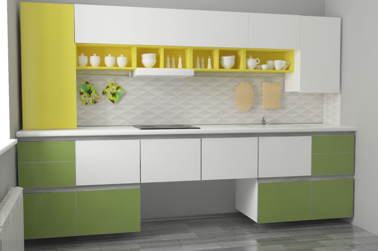 Minha nova cozinha em 3d max vray 3.0 imagem