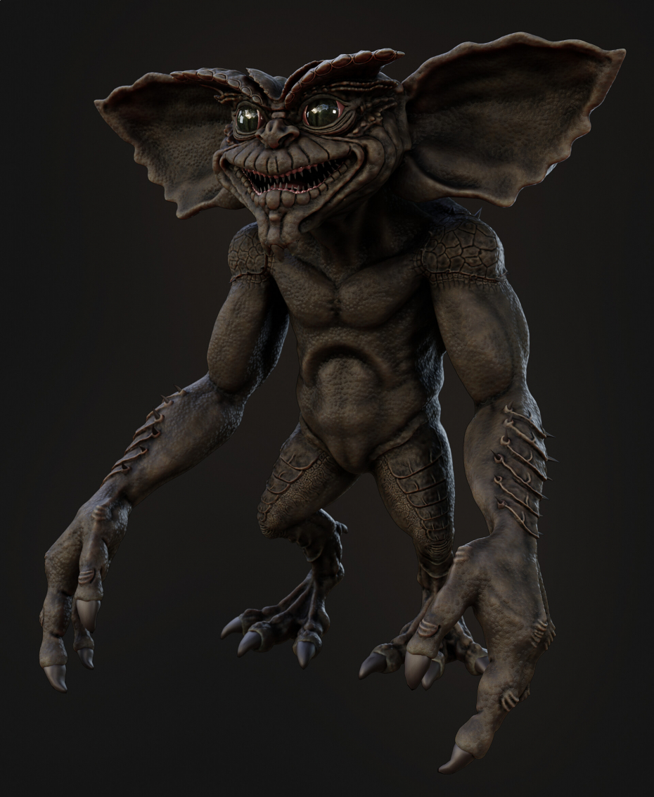 Gremlin in Blender cycles render resim