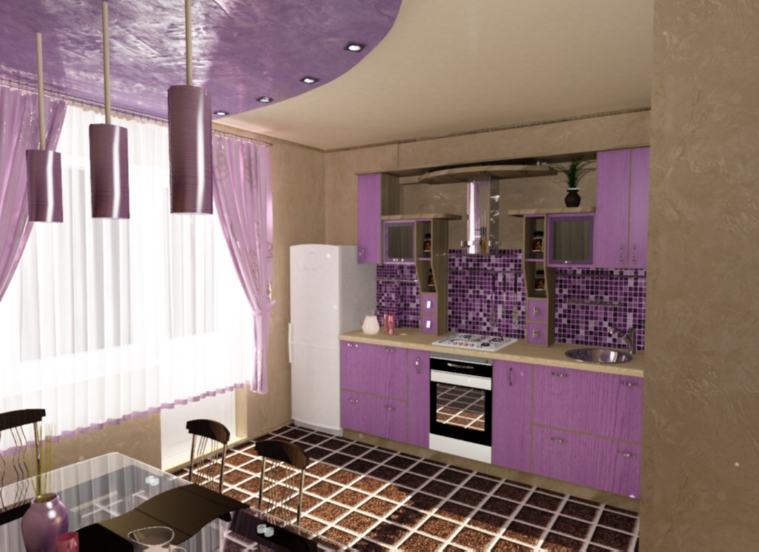 imagen de cocina en 3d max vray