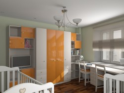 Habitación de los niños para el crecimiento