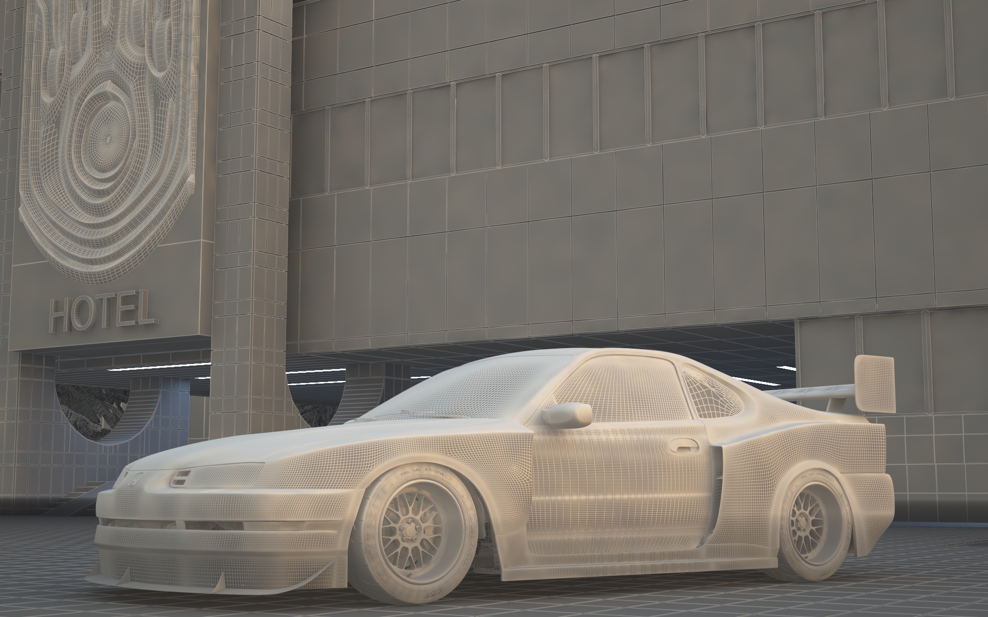 Honda Prelude Thurston dans 3d max vray 3.0 image