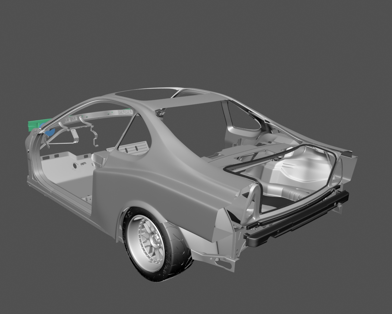 होंडा प्रीलूड थर्स्टन 3d max vray 3.0 में प्रस्तुत छवि