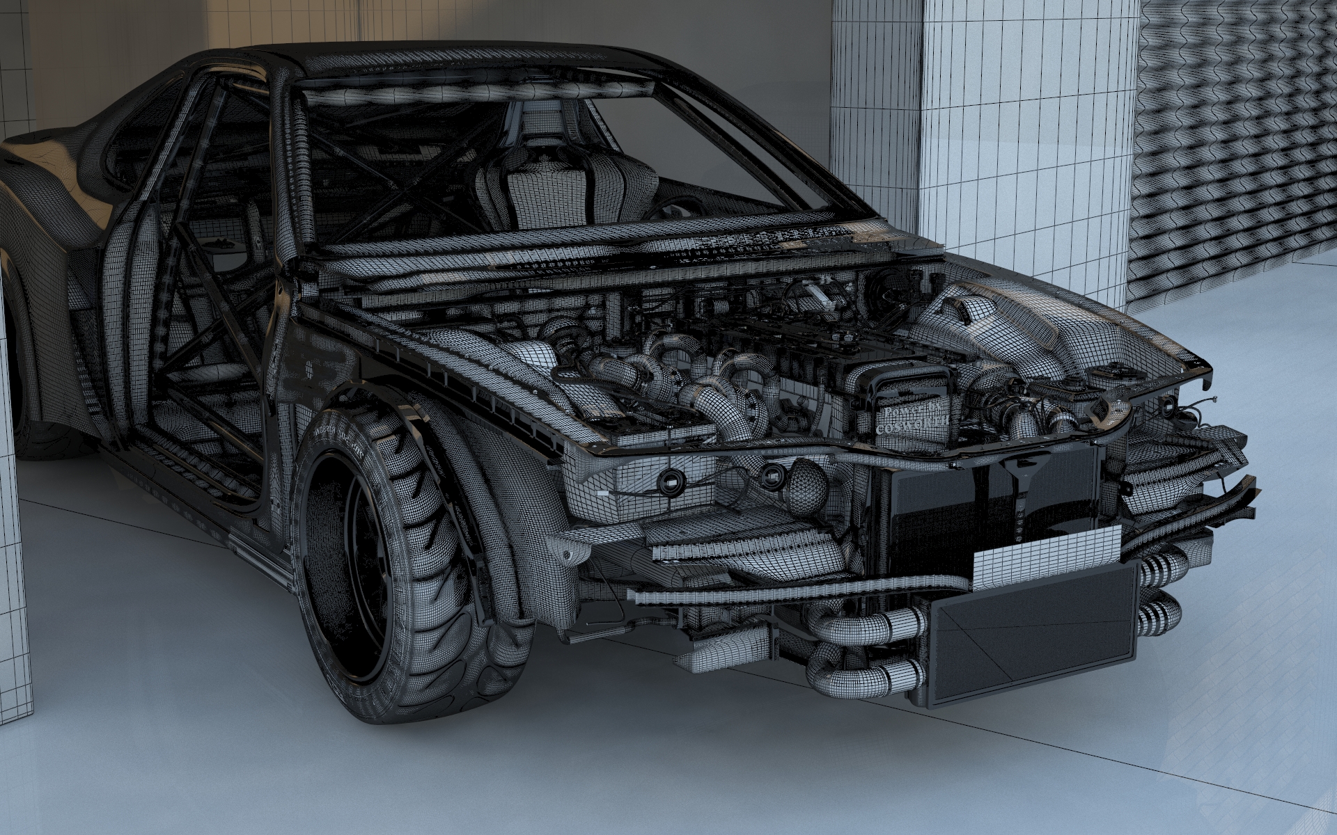 imagen de Honda Prelude Thurston en 3d max vray 3.0