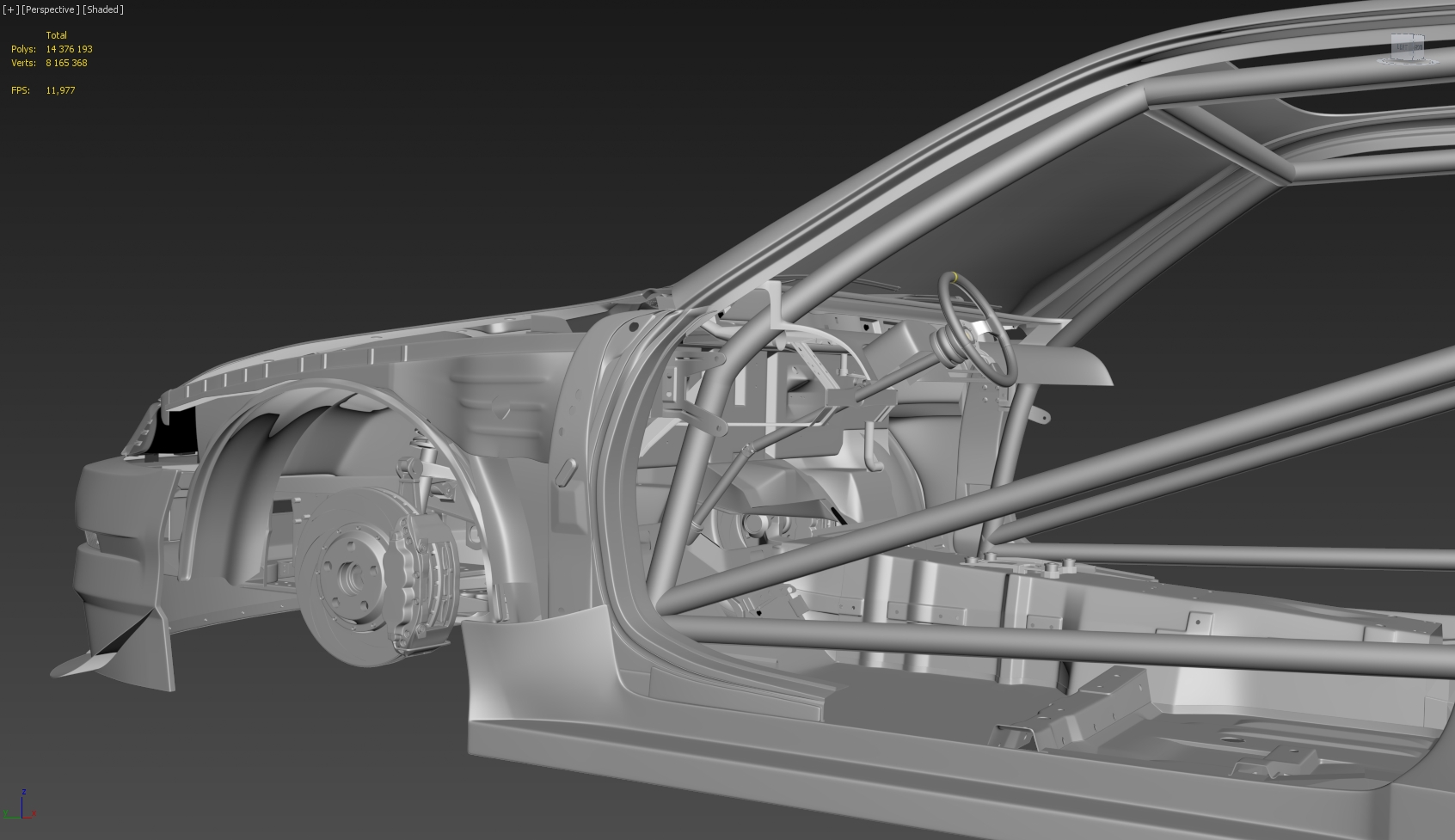 होंडा प्रीलूड थर्स्टन 3d max vray 3.0 में प्रस्तुत छवि