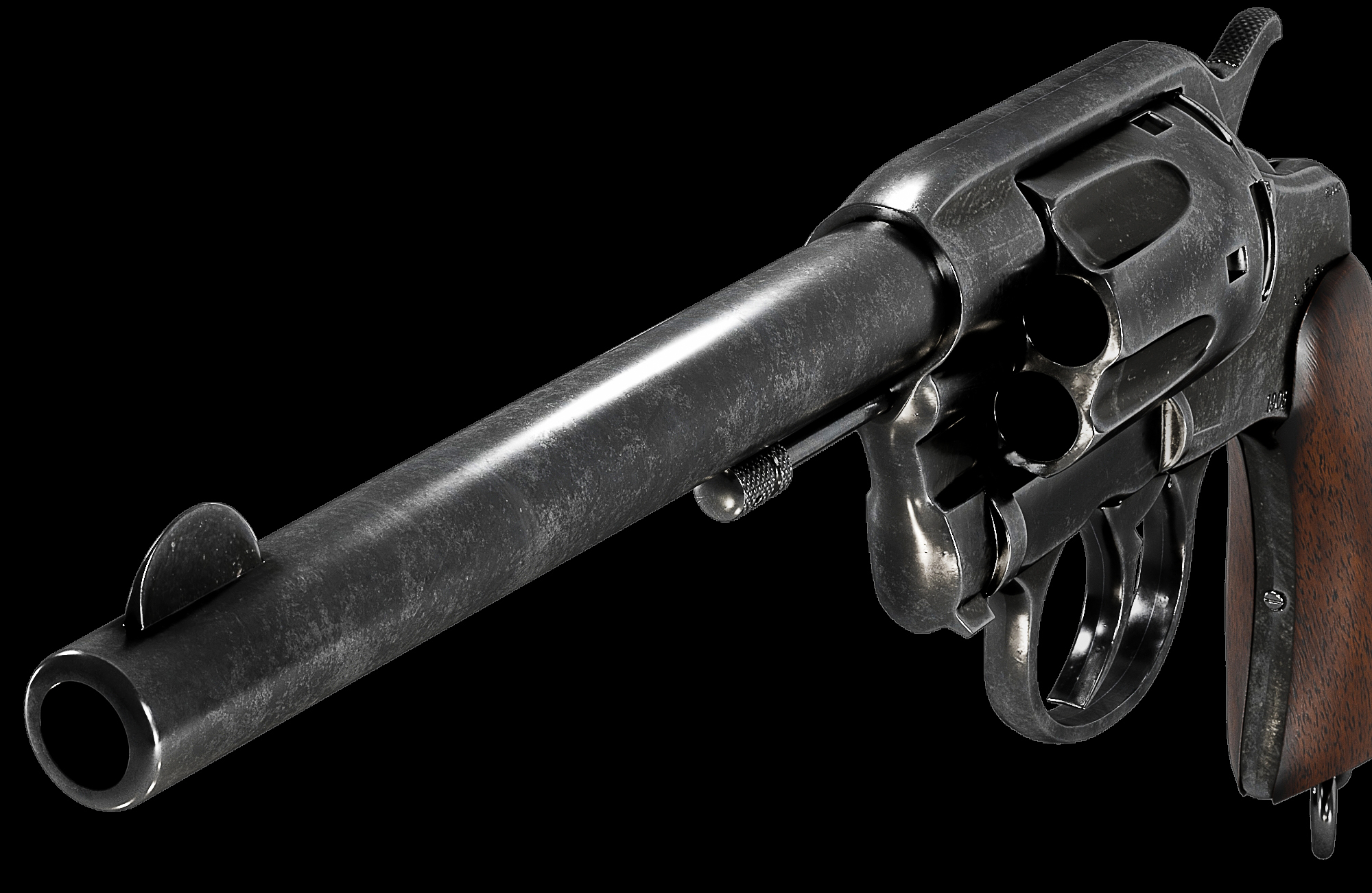 Colt-Tabanca-1903 in 3d max vray 5.0 resim