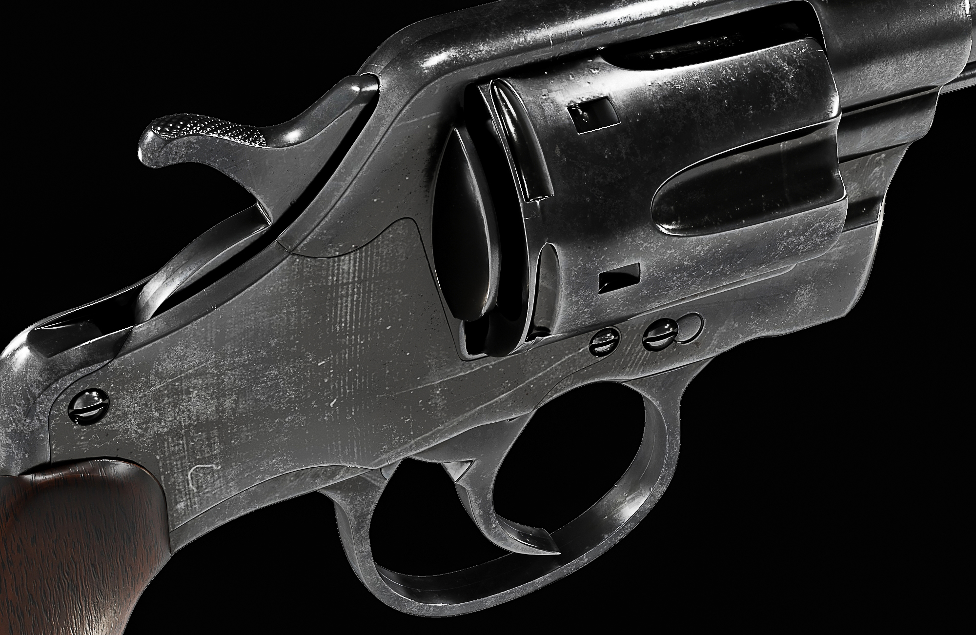 imagen de Colt-Revolver-1903 en 3d max vray 5.0