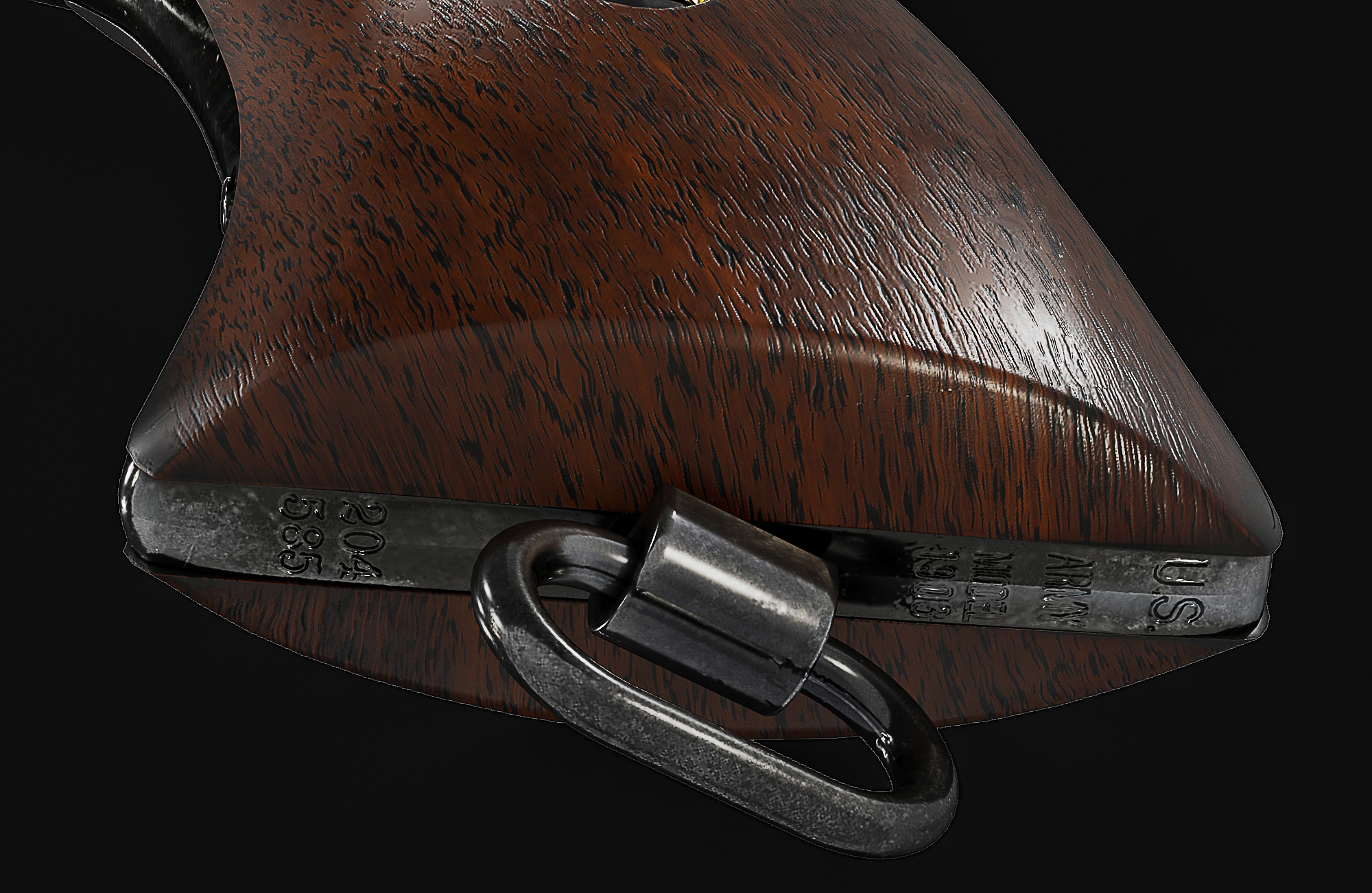 imagen de Colt-Revolver-1903 en 3d max vray 5.0