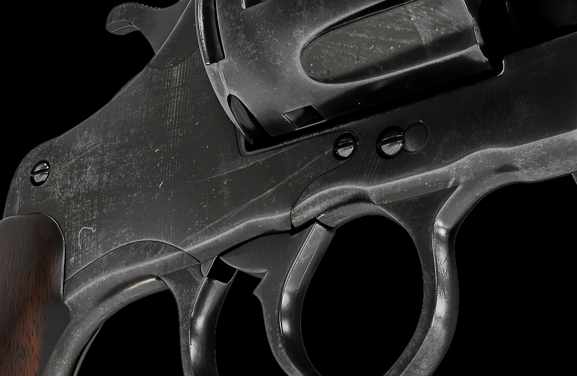 imagen de Colt-Revolver-1903 en 3d max vray 5.0