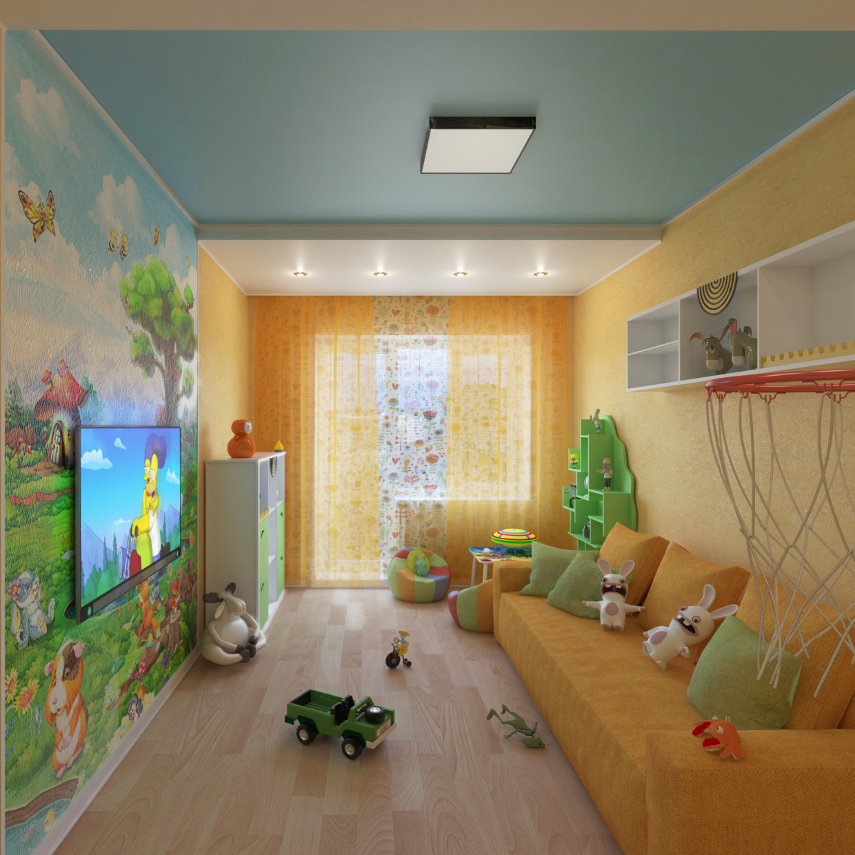 Pour enfants dans 3d max vray 3.0 image