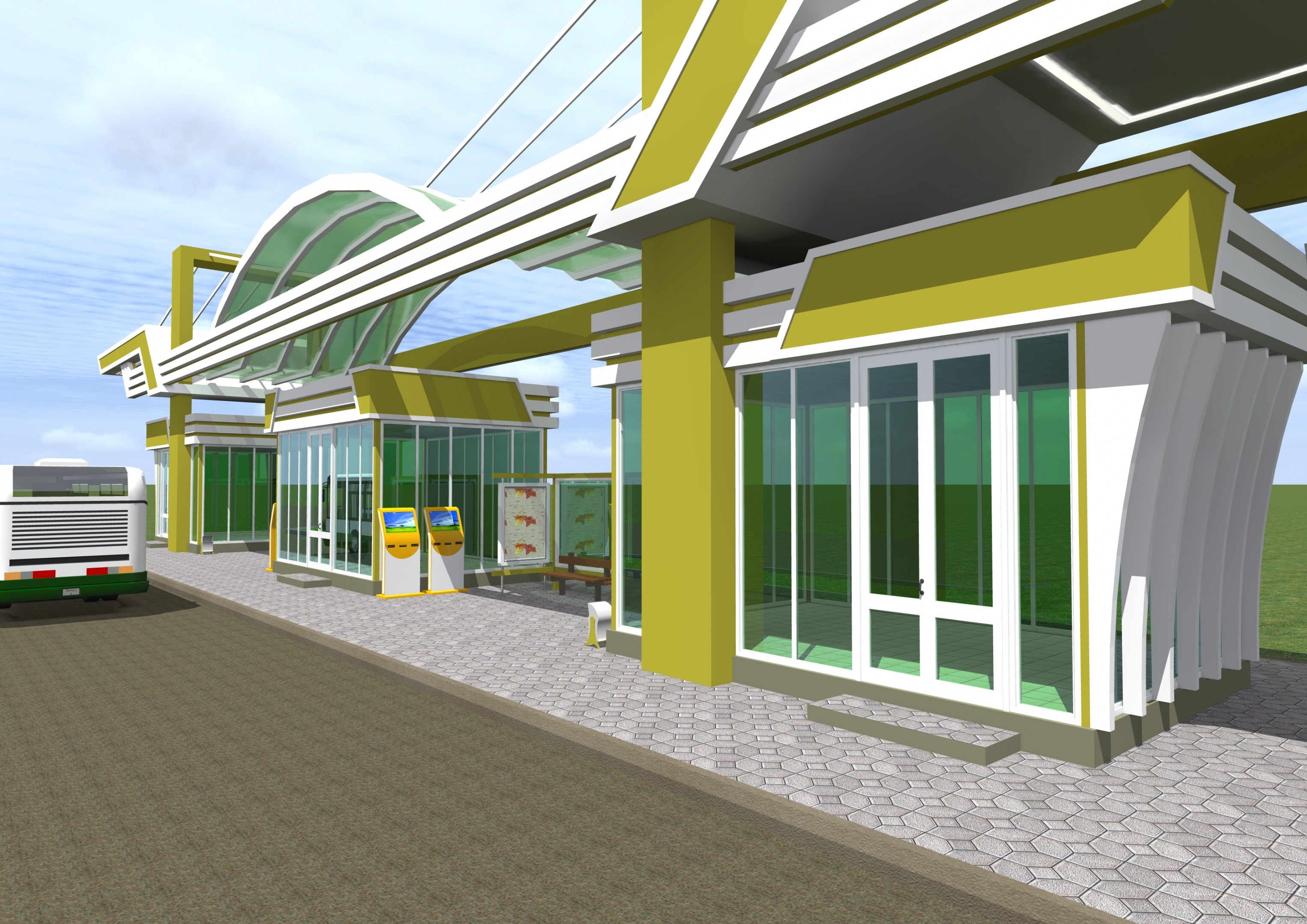 Public transport stop in ArchiCAD Other image