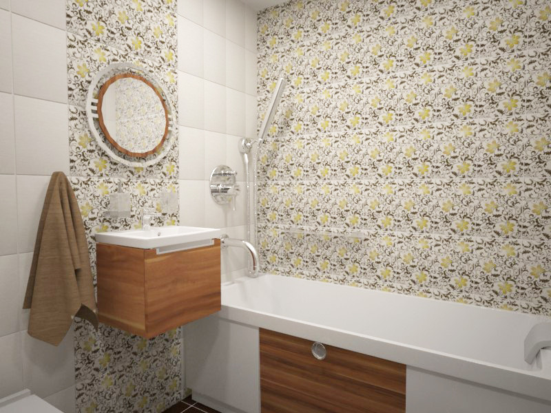 Banyo in 3d max vray 3.0 resim